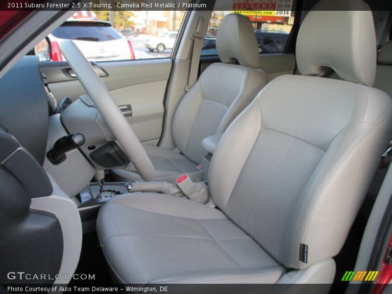 Camelia Red Metallic / Platinum 2011 Subaru Forester 2.5 X Touring