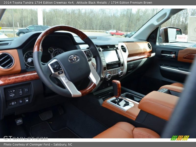 Attitude Black Metallic / 1794 Edition Premium Brown 2014 Toyota Tundra 1794 Edition Crewmax 4x4