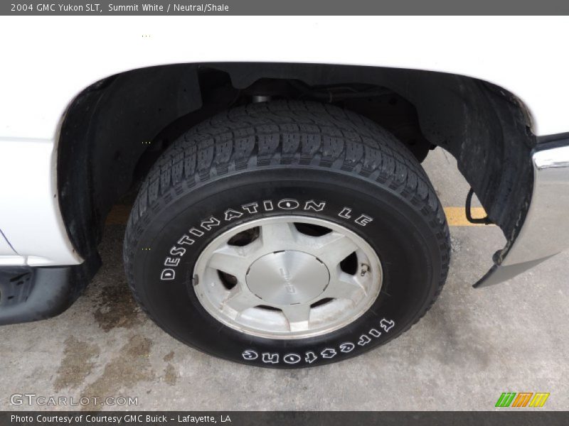 Summit White / Neutral/Shale 2004 GMC Yukon SLT