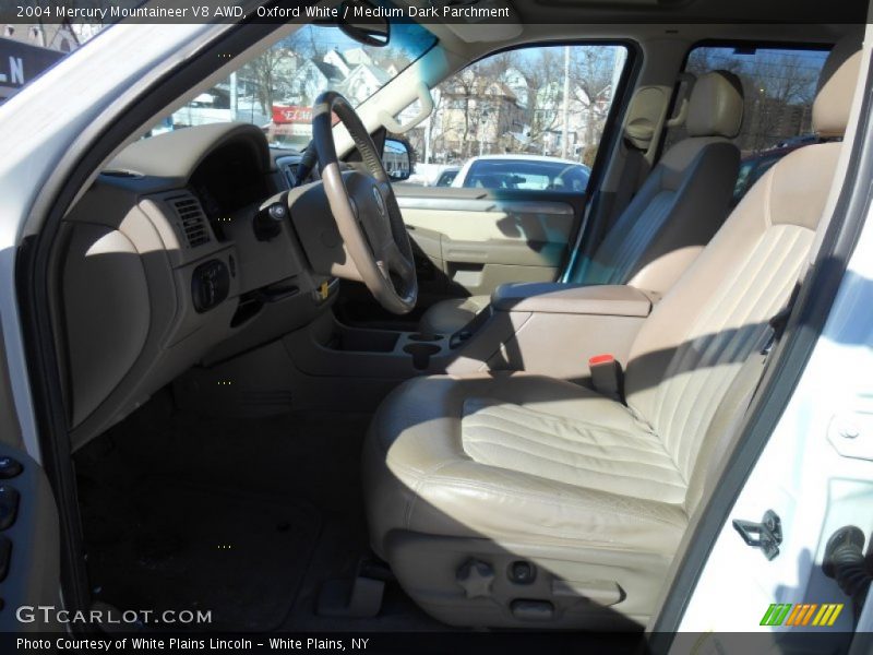 Oxford White / Medium Dark Parchment 2004 Mercury Mountaineer V8 AWD