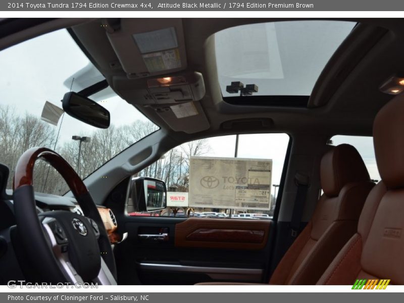 Attitude Black Metallic / 1794 Edition Premium Brown 2014 Toyota Tundra 1794 Edition Crewmax 4x4