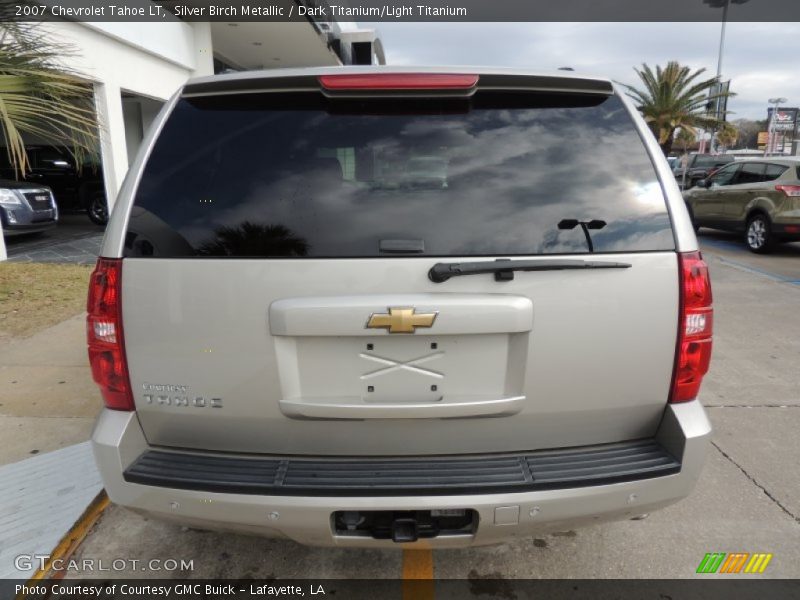 Silver Birch Metallic / Dark Titanium/Light Titanium 2007 Chevrolet Tahoe LT