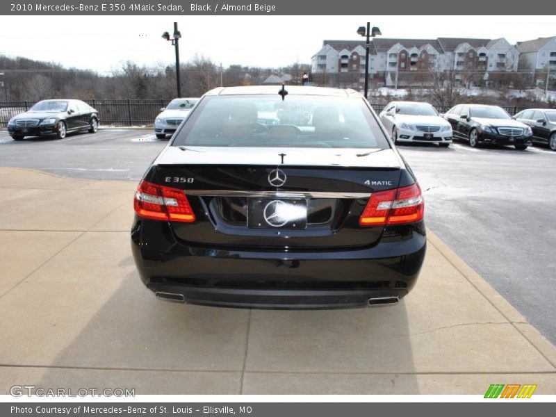 Black / Almond Beige 2010 Mercedes-Benz E 350 4Matic Sedan