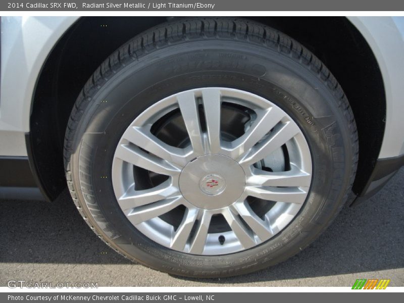 Radiant Silver Metallic / Light Titanium/Ebony 2014 Cadillac SRX FWD