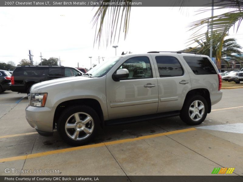 Silver Birch Metallic / Dark Titanium/Light Titanium 2007 Chevrolet Tahoe LT