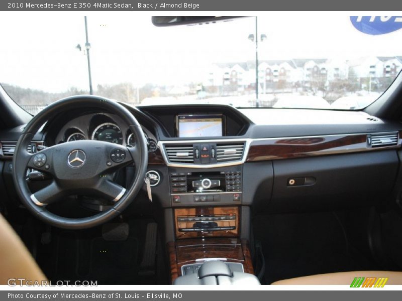 Black / Almond Beige 2010 Mercedes-Benz E 350 4Matic Sedan
