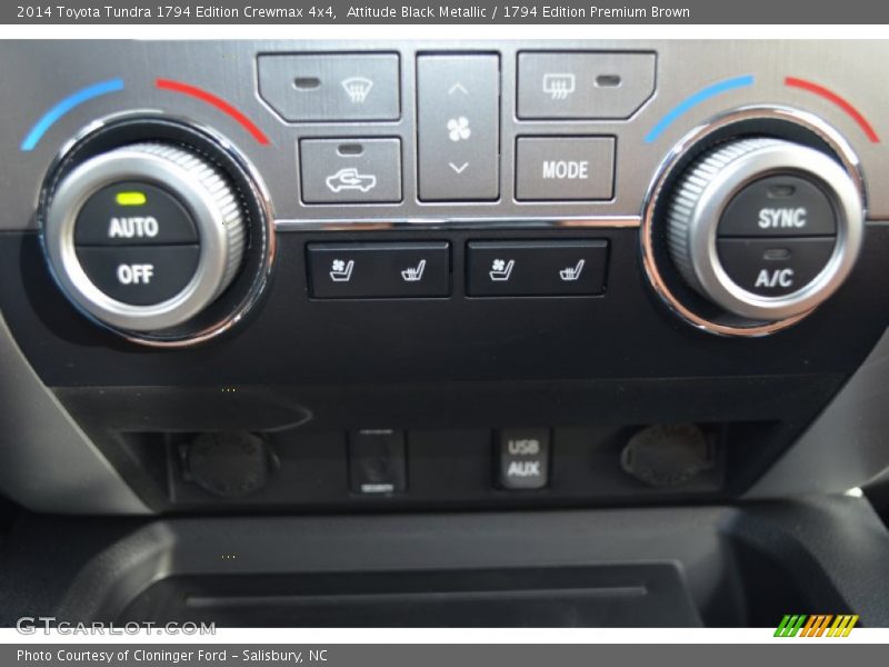 Attitude Black Metallic / 1794 Edition Premium Brown 2014 Toyota Tundra 1794 Edition Crewmax 4x4