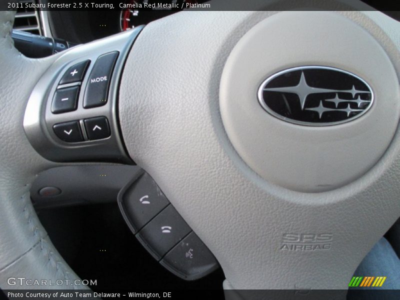Camelia Red Metallic / Platinum 2011 Subaru Forester 2.5 X Touring