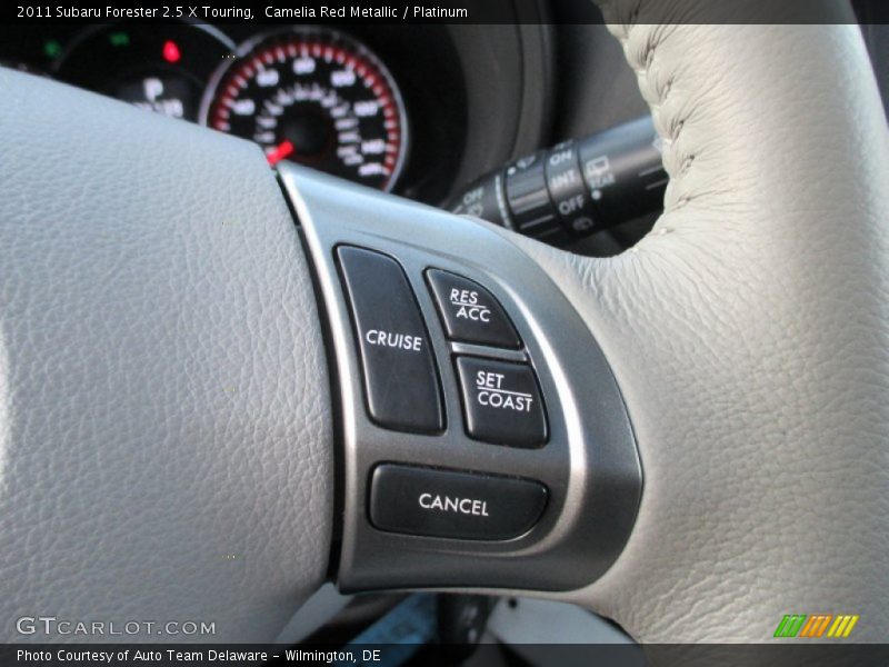 Camelia Red Metallic / Platinum 2011 Subaru Forester 2.5 X Touring