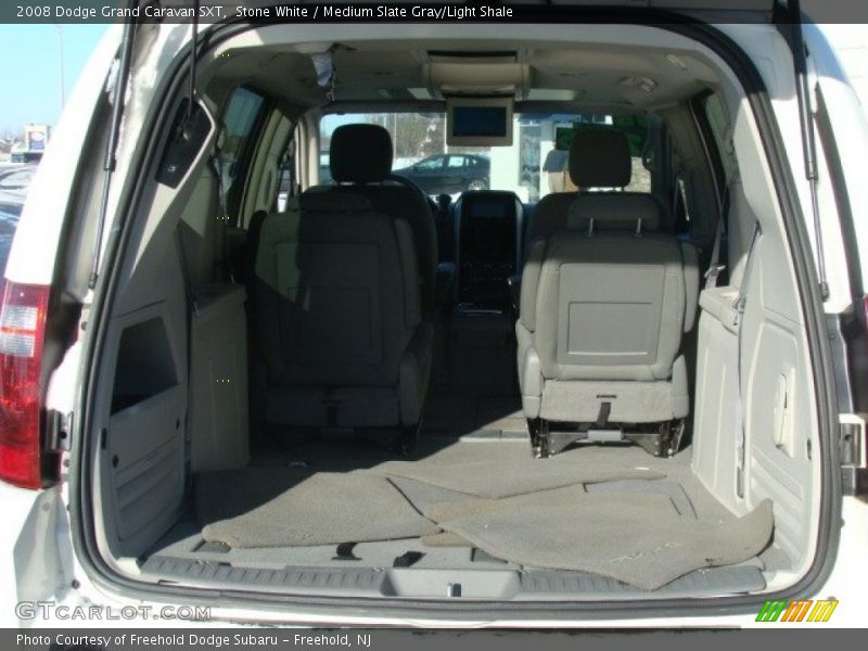 Stone White / Medium Slate Gray/Light Shale 2008 Dodge Grand Caravan SXT