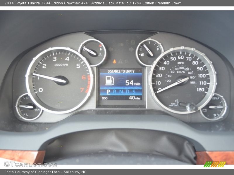 Attitude Black Metallic / 1794 Edition Premium Brown 2014 Toyota Tundra 1794 Edition Crewmax 4x4
