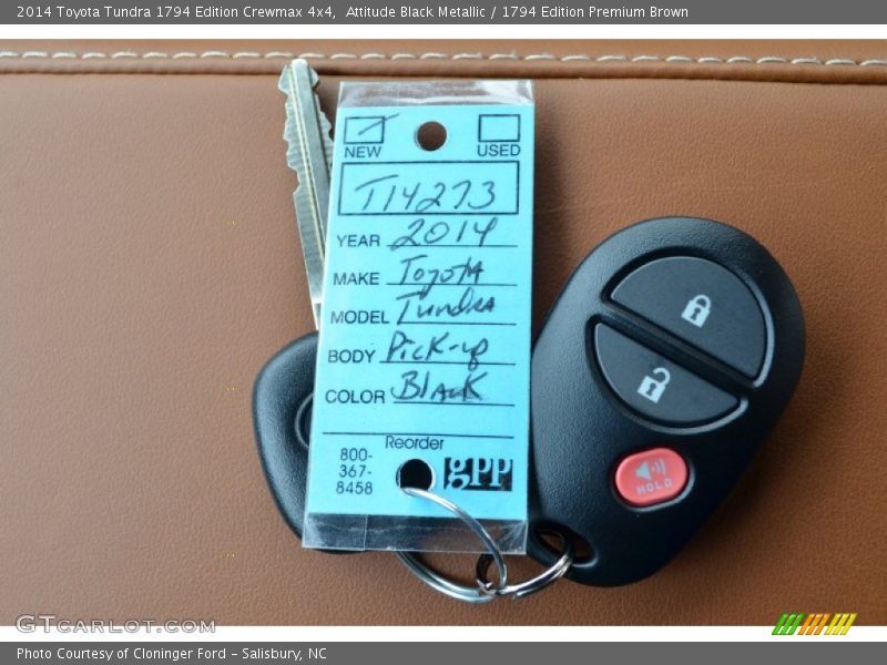 Attitude Black Metallic / 1794 Edition Premium Brown 2014 Toyota Tundra 1794 Edition Crewmax 4x4