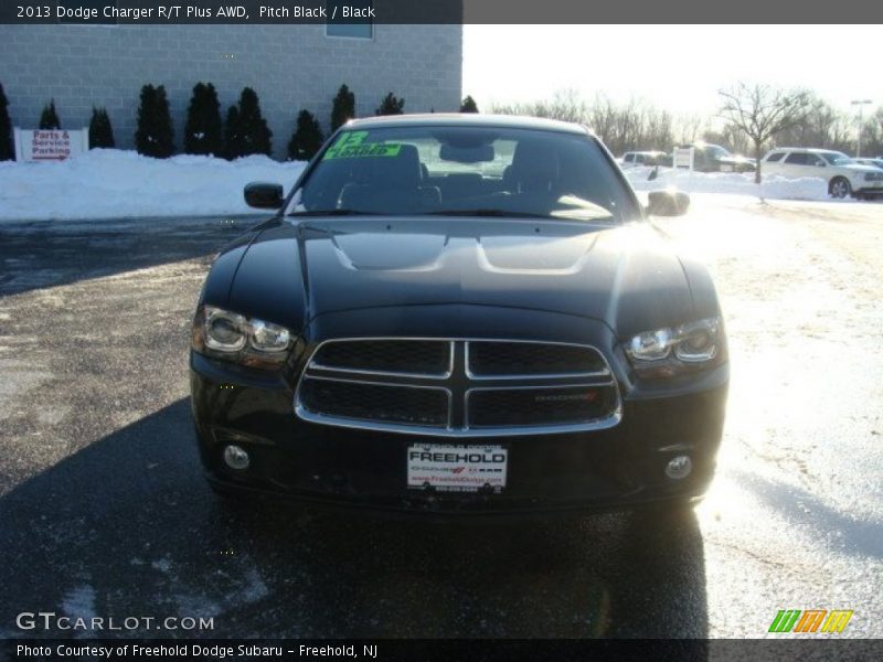 Pitch Black / Black 2013 Dodge Charger R/T Plus AWD