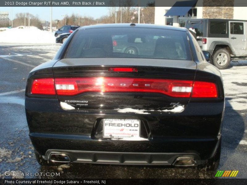 Pitch Black / Black 2013 Dodge Charger R/T Plus AWD
