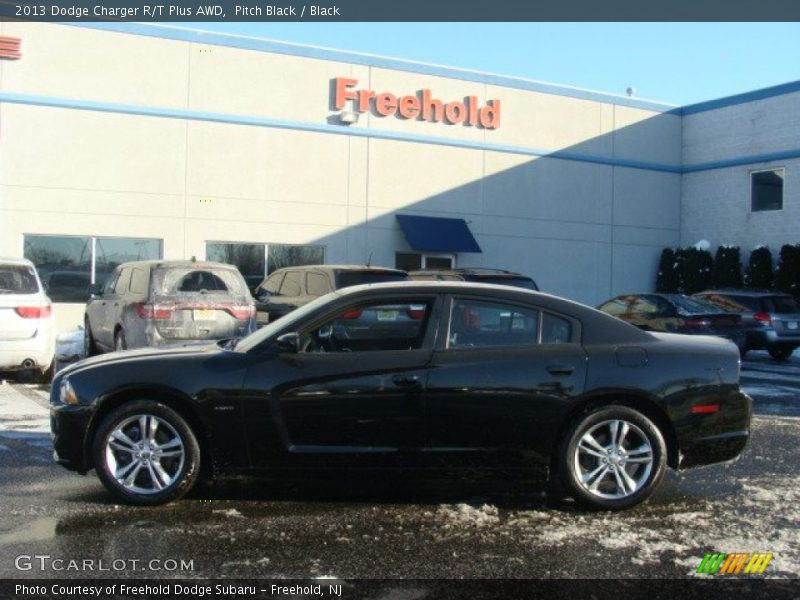 Pitch Black / Black 2013 Dodge Charger R/T Plus AWD