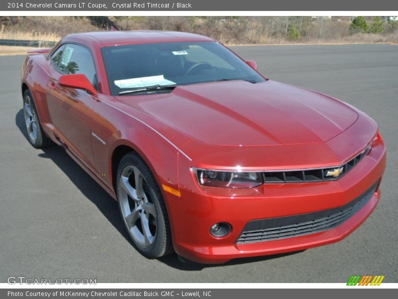 Crystal Red Tintcoat / Black 2014 Chevrolet Camaro LT Coupe
