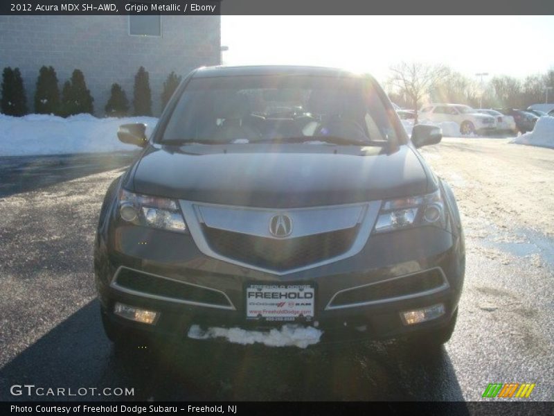Grigio Metallic / Ebony 2012 Acura MDX SH-AWD