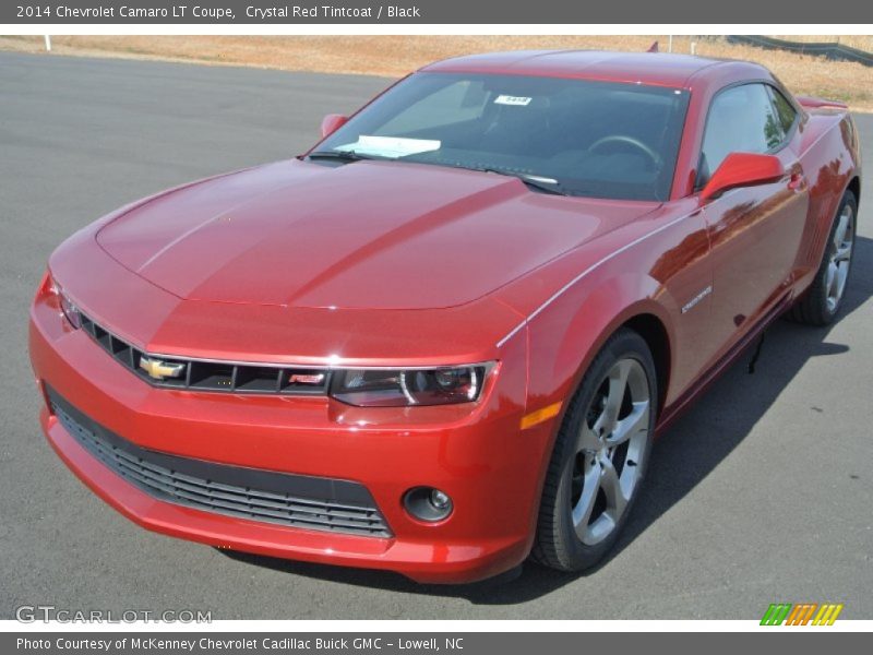 Crystal Red Tintcoat / Black 2014 Chevrolet Camaro LT Coupe