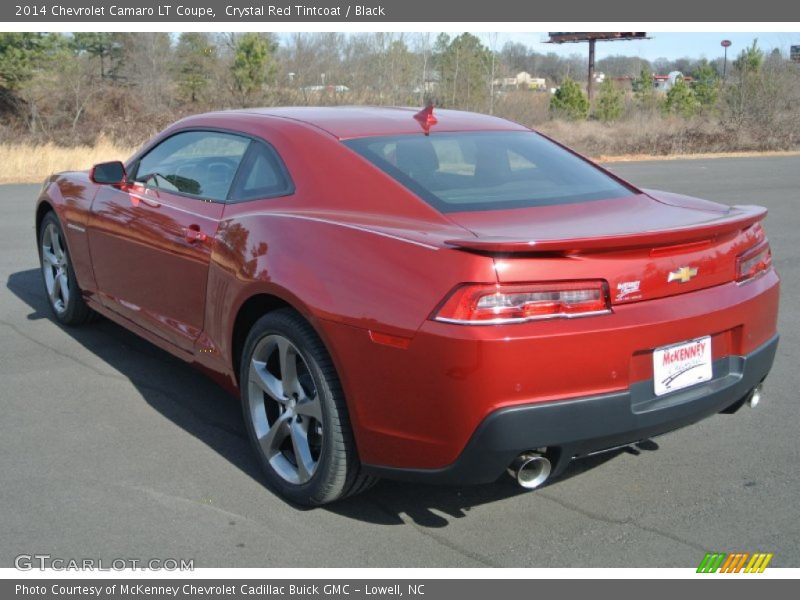 Crystal Red Tintcoat / Black 2014 Chevrolet Camaro LT Coupe