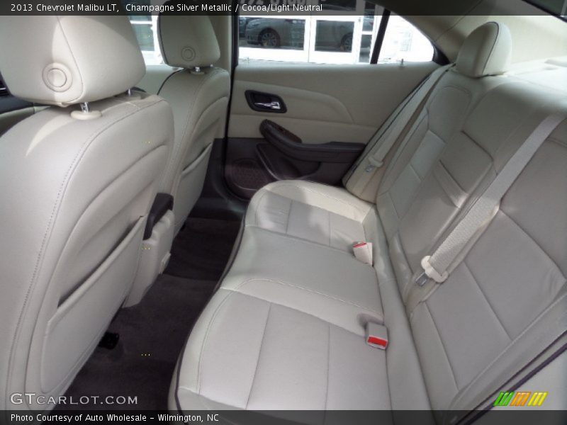 Champagne Silver Metallic / Cocoa/Light Neutral 2013 Chevrolet Malibu LT