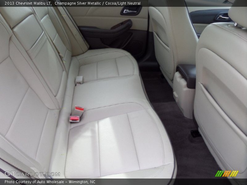 Champagne Silver Metallic / Cocoa/Light Neutral 2013 Chevrolet Malibu LT