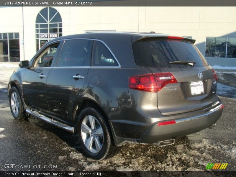 Grigio Metallic / Ebony 2012 Acura MDX SH-AWD