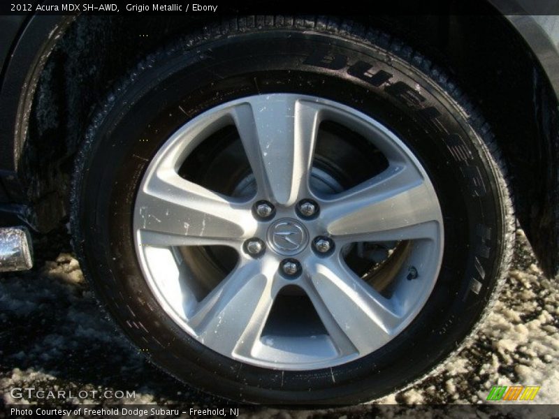 Grigio Metallic / Ebony 2012 Acura MDX SH-AWD