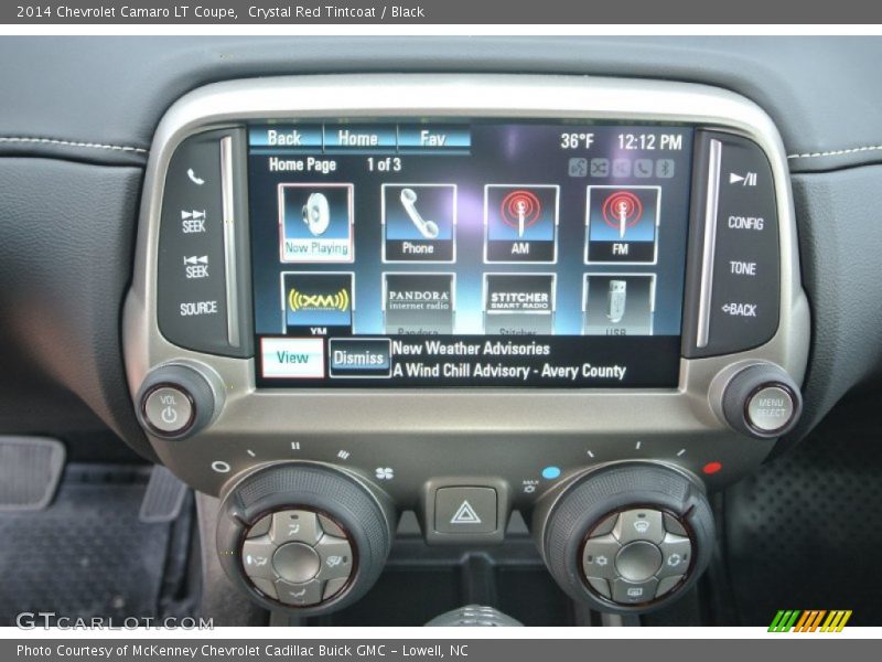 Crystal Red Tintcoat / Black 2014 Chevrolet Camaro LT Coupe