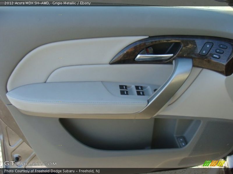 Grigio Metallic / Ebony 2012 Acura MDX SH-AWD