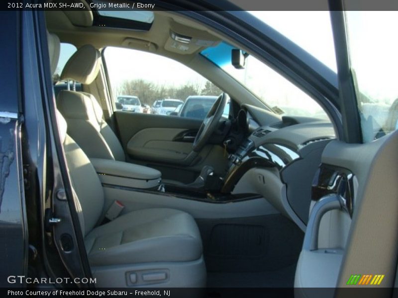 Grigio Metallic / Ebony 2012 Acura MDX SH-AWD