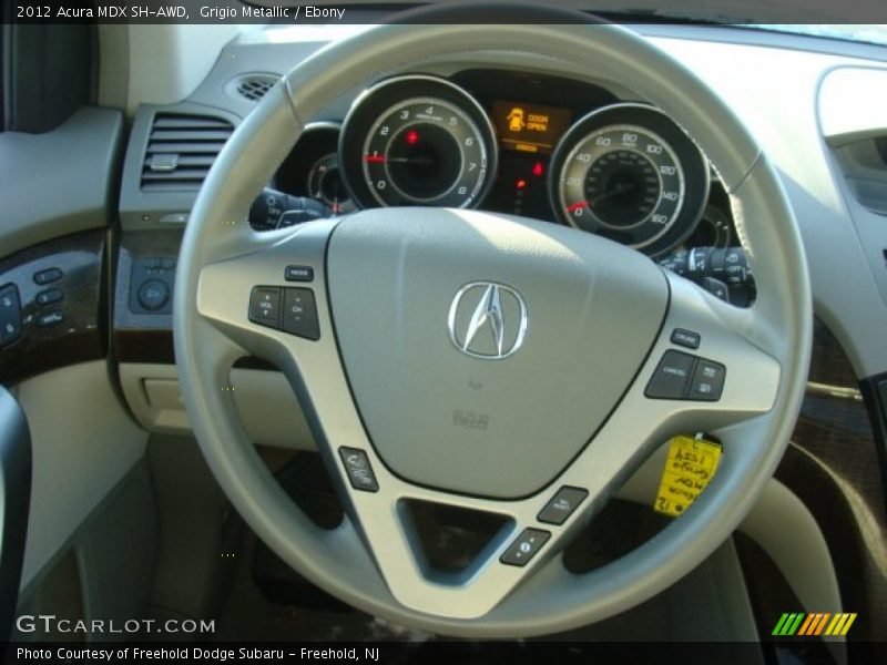 Grigio Metallic / Ebony 2012 Acura MDX SH-AWD