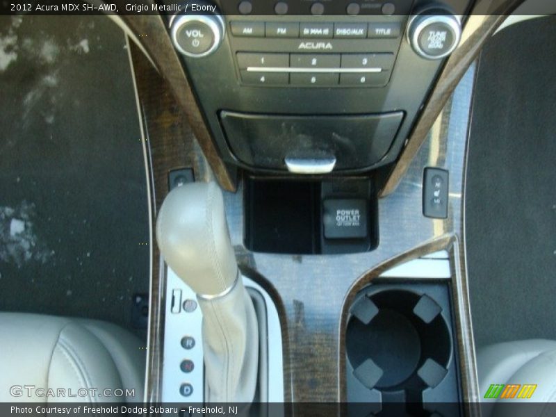 Grigio Metallic / Ebony 2012 Acura MDX SH-AWD