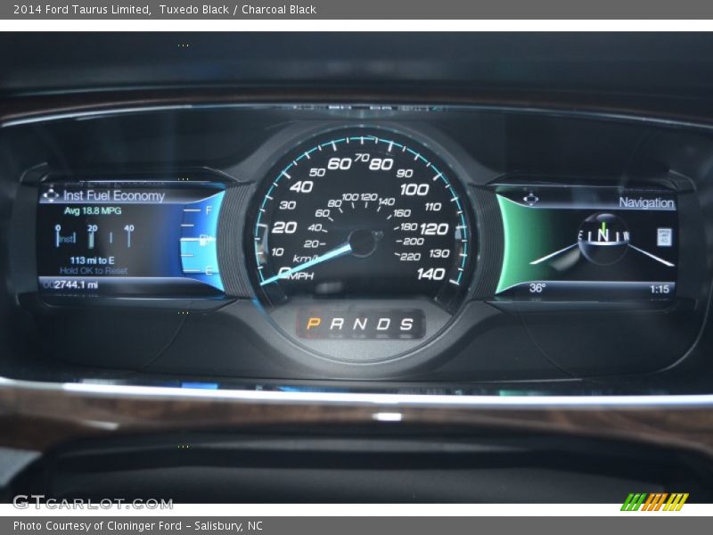 Tuxedo Black / Charcoal Black 2014 Ford Taurus Limited