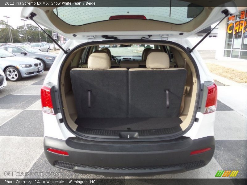Snow White Pearl / Beige 2012 Kia Sorento EX V6