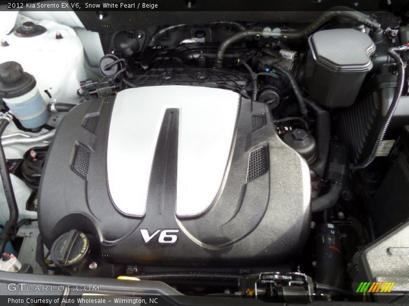 Snow White Pearl / Beige 2012 Kia Sorento EX V6