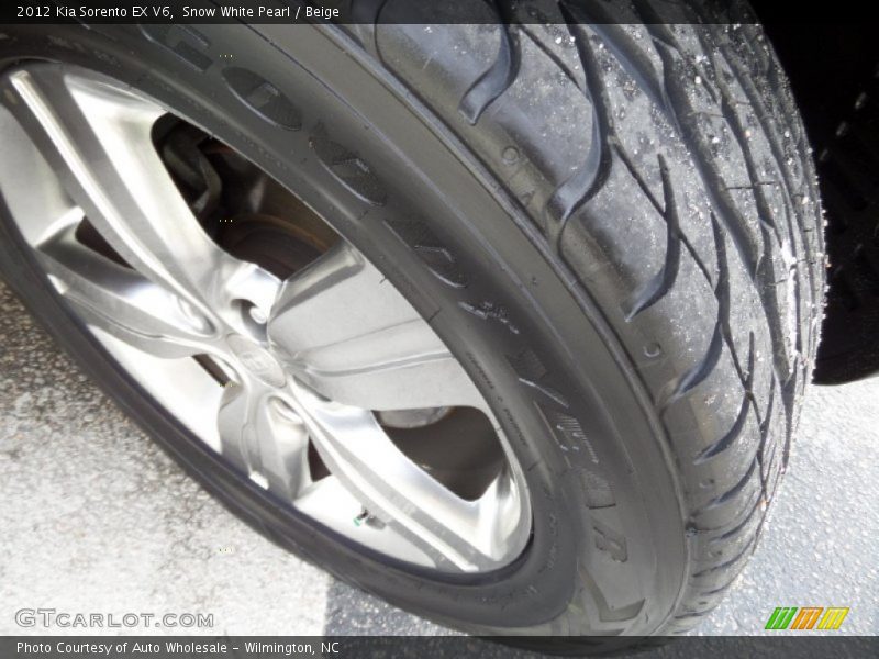 Snow White Pearl / Beige 2012 Kia Sorento EX V6