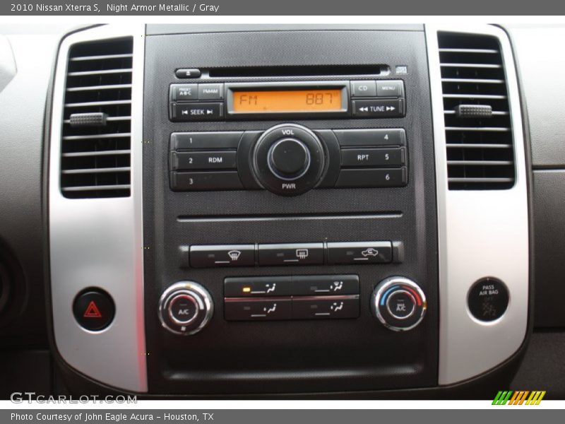 Night Armor Metallic / Gray 2010 Nissan Xterra S