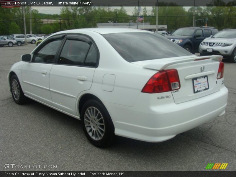 Taffeta White / Ivory 2005 Honda Civic EX Sedan