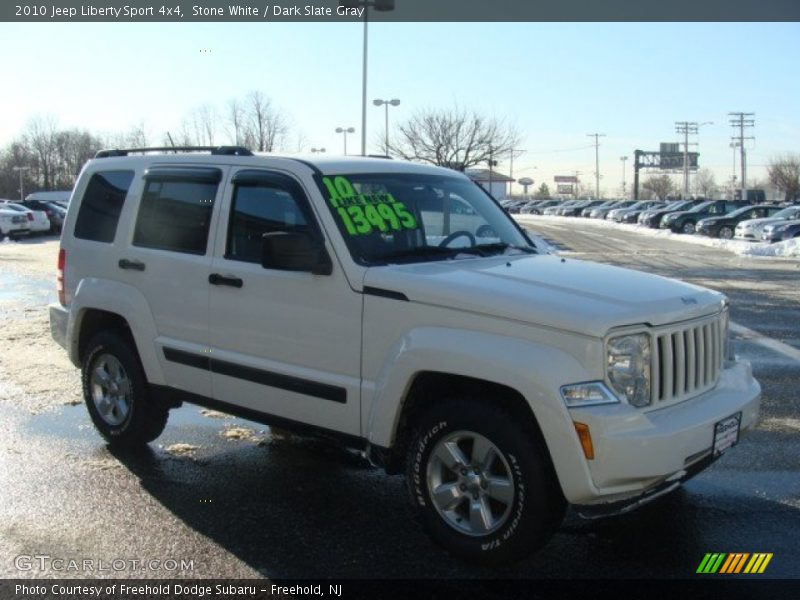 Stone White / Dark Slate Gray 2010 Jeep Liberty Sport 4x4