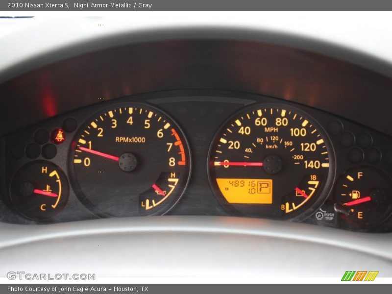 Night Armor Metallic / Gray 2010 Nissan Xterra S