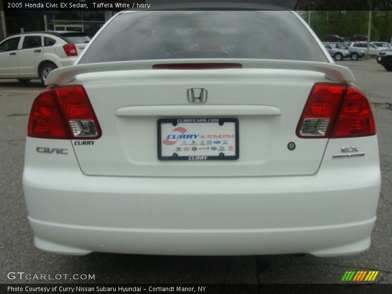 Taffeta White / Ivory 2005 Honda Civic EX Sedan