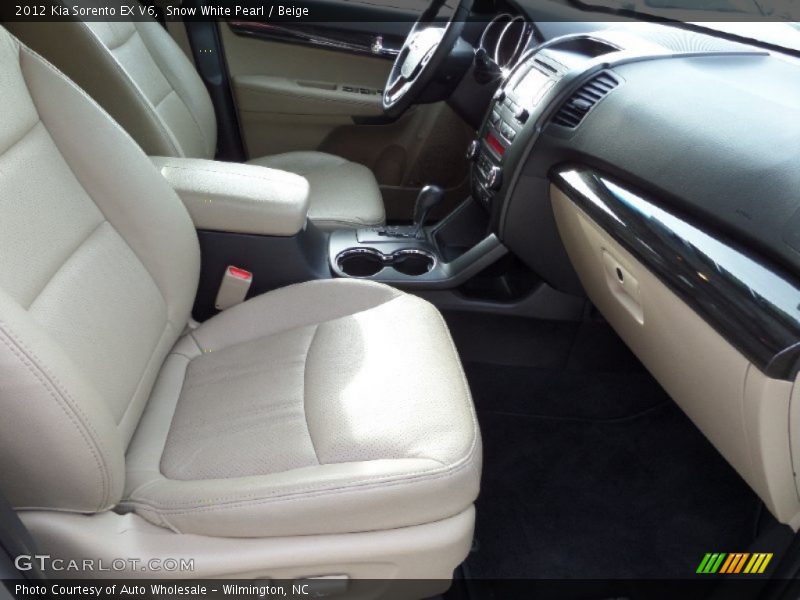 Snow White Pearl / Beige 2012 Kia Sorento EX V6