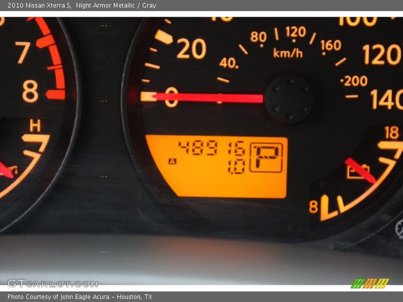 Night Armor Metallic / Gray 2010 Nissan Xterra S