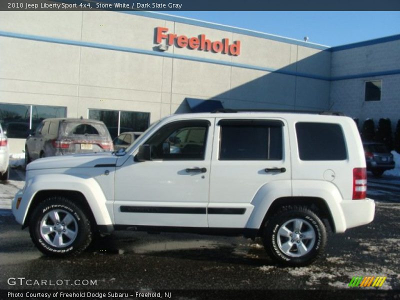 Stone White / Dark Slate Gray 2010 Jeep Liberty Sport 4x4