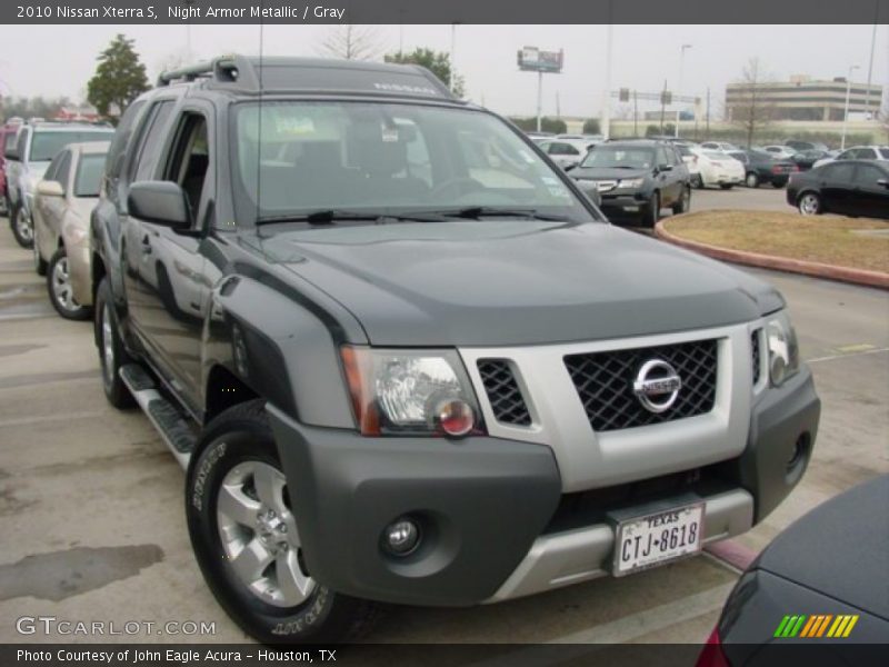 Night Armor Metallic / Gray 2010 Nissan Xterra S