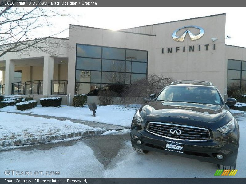 Black Obsidian / Graphite 2010 Infiniti FX 35 AWD