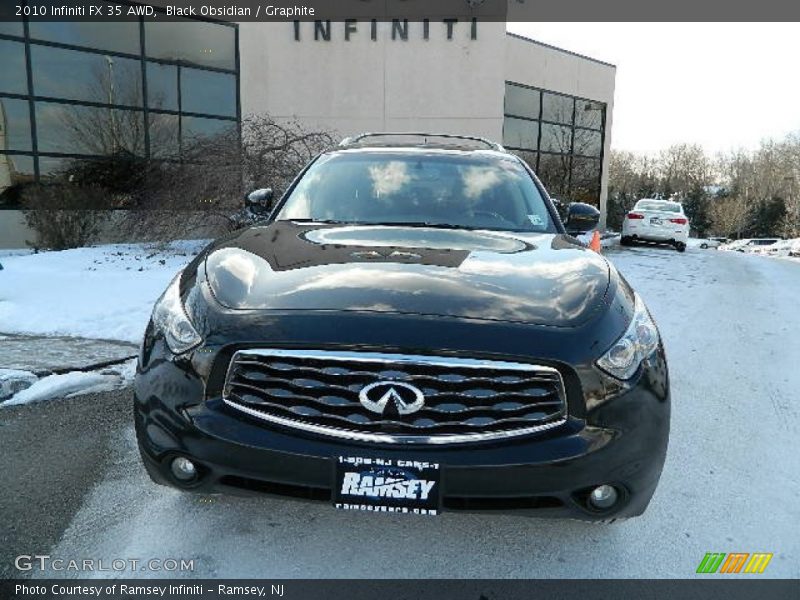 Black Obsidian / Graphite 2010 Infiniti FX 35 AWD