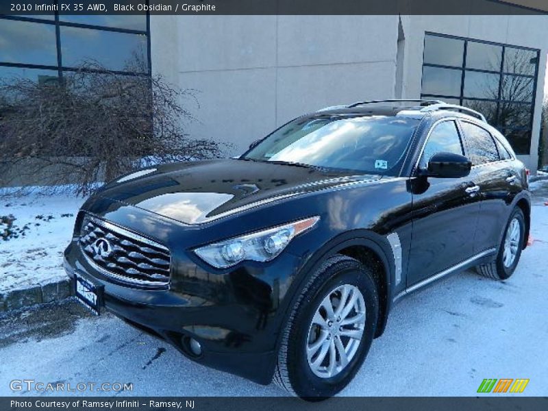 Black Obsidian / Graphite 2010 Infiniti FX 35 AWD