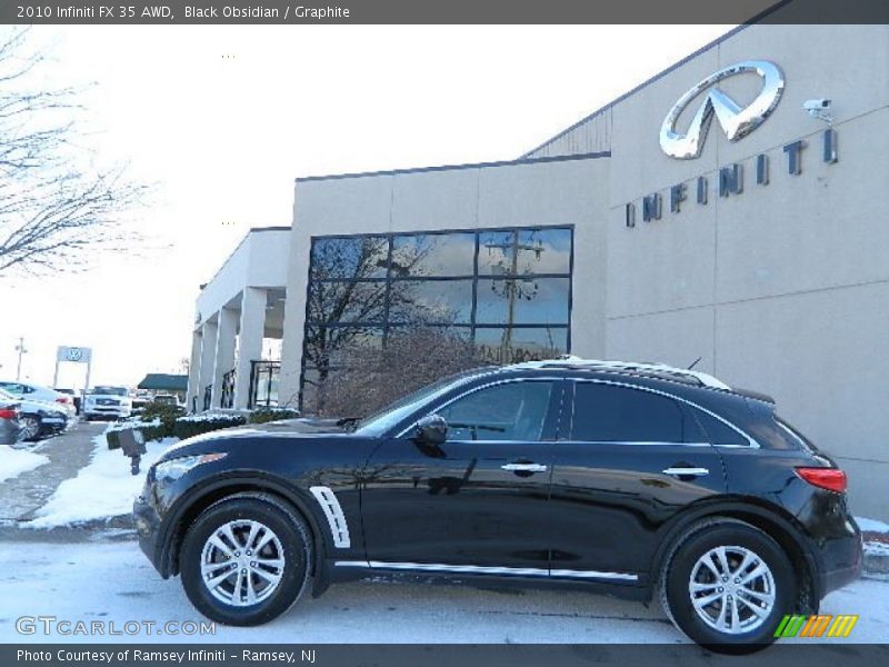 Black Obsidian / Graphite 2010 Infiniti FX 35 AWD