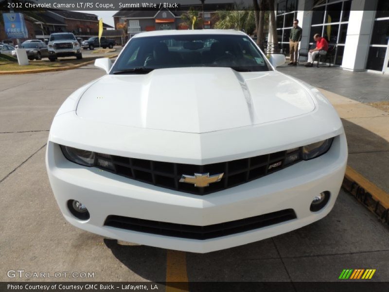 Summit White / Black 2012 Chevrolet Camaro LT/RS Coupe